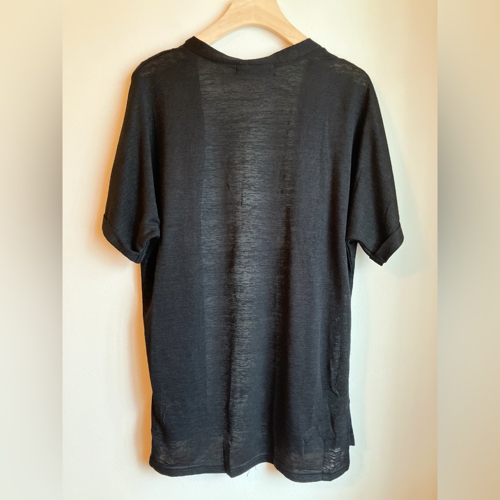 🎶Merokeety Amazon Open Front Shortsleeve Cardigan Black Small BatWing - Picture 6 of 7
